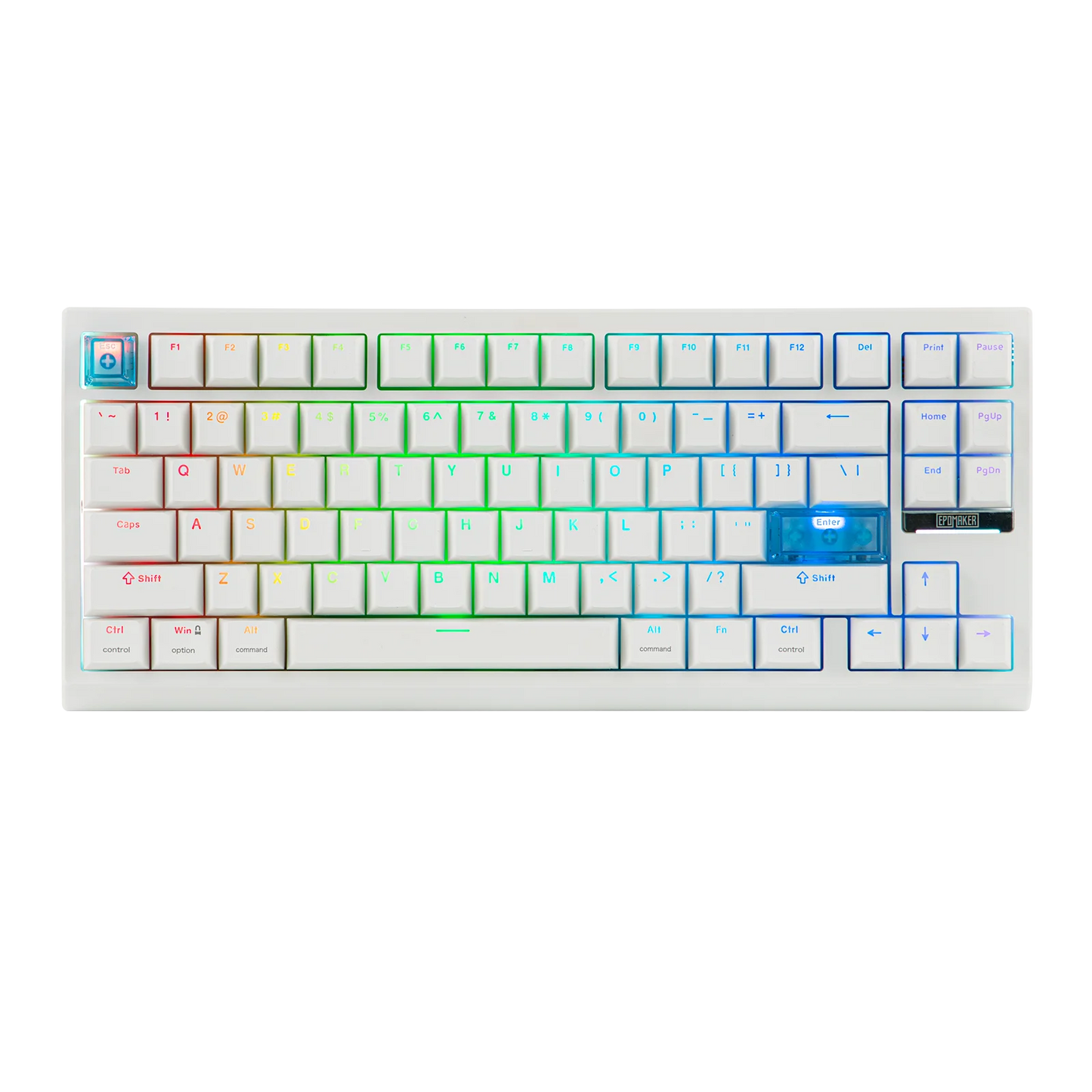 EPOMAKER G84 HE 75% ANSI US Layout Gasket Wired/BT/2.4Ghz Wireless Hall Effect Magnetic Mechanical Keyboard 8K Polling & 8000mAh