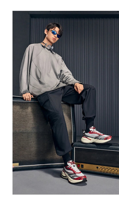 Xtep Basque 3 For Male Sneakers Retro Fashion Breathable  Luxury Height-Increasing Sports Shoes 2026 Spring 874219320001