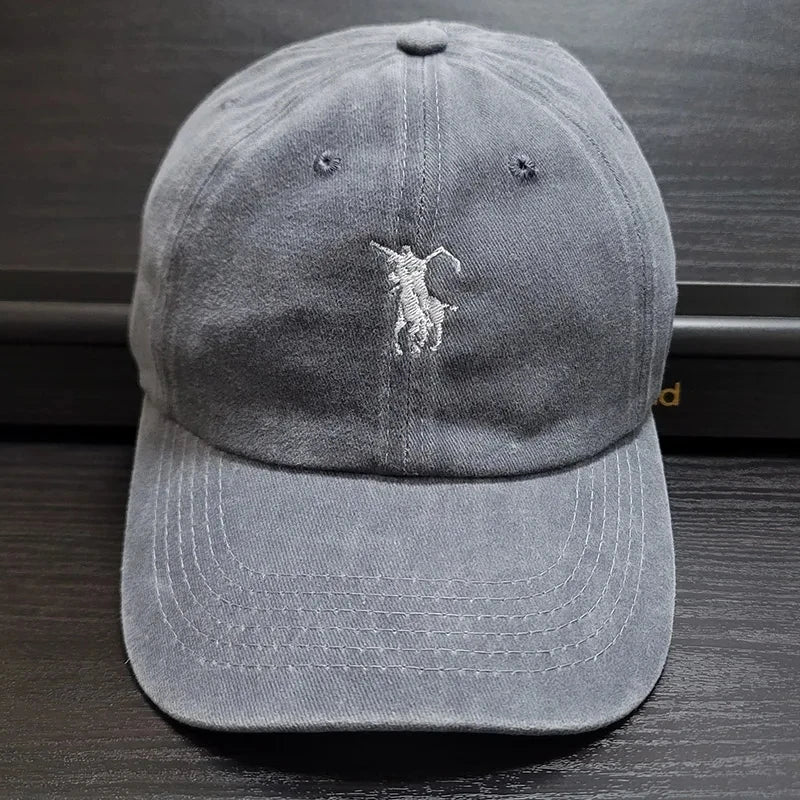 Baseball Caps Men Women Soft Cotton Washed Soft Adjustable Sunbonnet Dad Cap Hats Boys Girls Embroidery Design Grim Reaper Japan