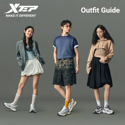 Xtep Basque 3 For Male Sneakers Retro Fashion Breathable  Luxury Height-Increasing Sports Shoes 2026 Spring 874219320001