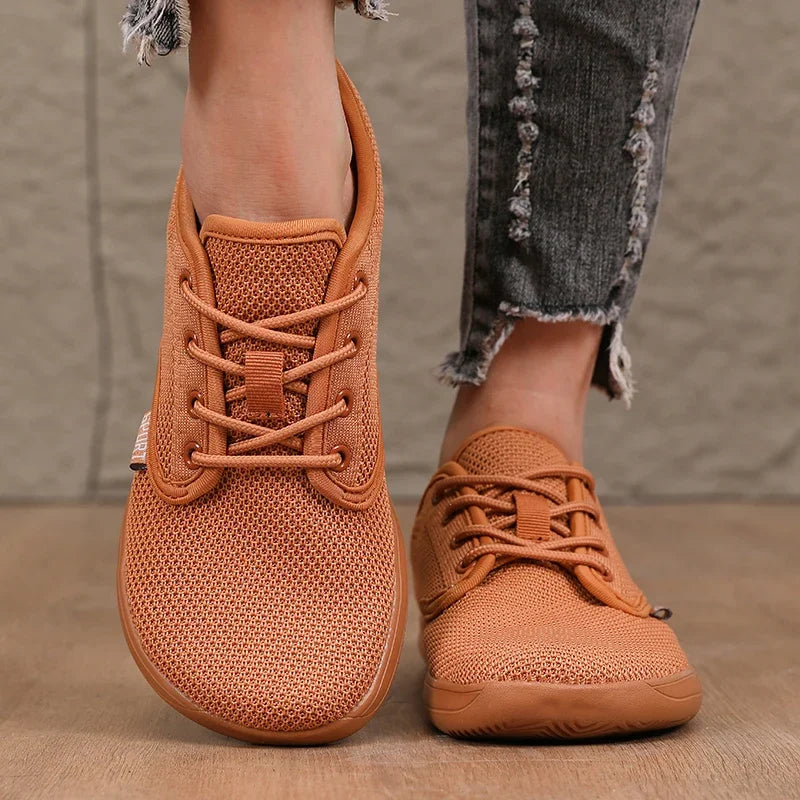 Women's Walking Flat Shoes Soft Mesh Suitable for Travel Wide Fit Lightweight Support Fitness and Leisure Sports Shoes for Men