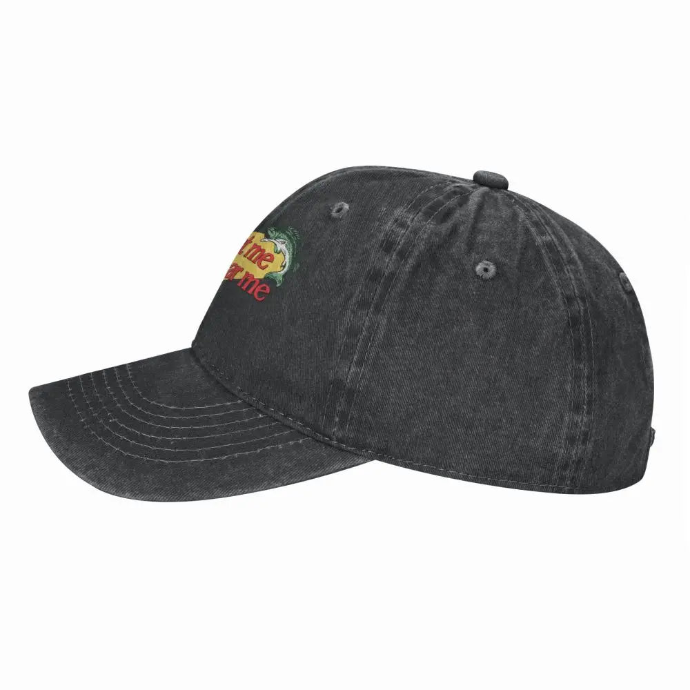 Fish Want Me Women Fear Me Classic Baseball Caps Peaked Cap Fish Go Fishing Fisherman Sun Shade Hats for Men Women