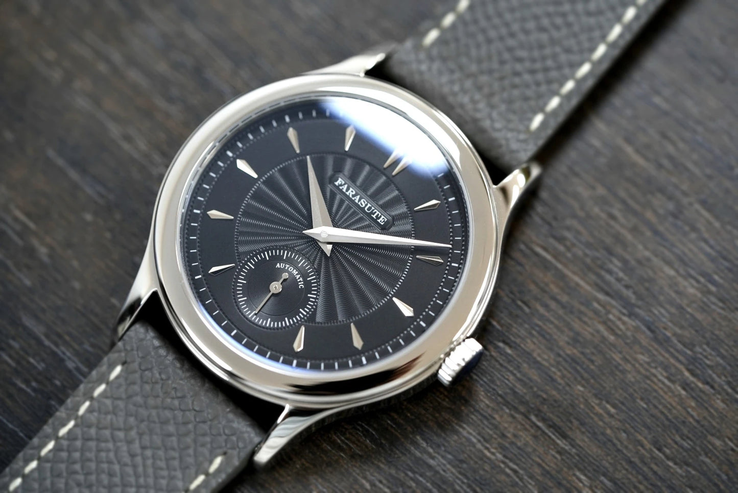 FARASUTE Luxury Mechanical Watch 316L Stainless Steel Case Hangzhou Customized Movement Small Second Hand Dial reloj hombre Gift