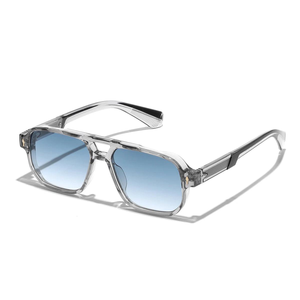 Retro 2026 Transparent Frame Sunglasses for Men and Women luxury brand designer UV400 Protection, Stylish for Driving & Outdoors