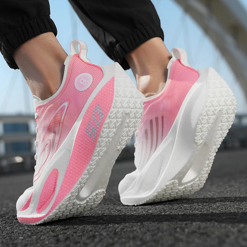 Air cushion running shoes, breathable outdoor sneakers, lightweight sports jogging shoes