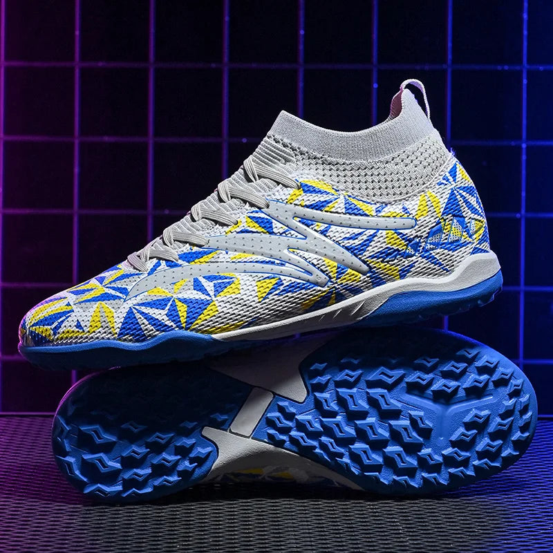 New Men Football Boots Breathable Sport Training Soccer Shoes Cleats Sport Outdoor TF Futsal Match Turf Grass Drop Shipping