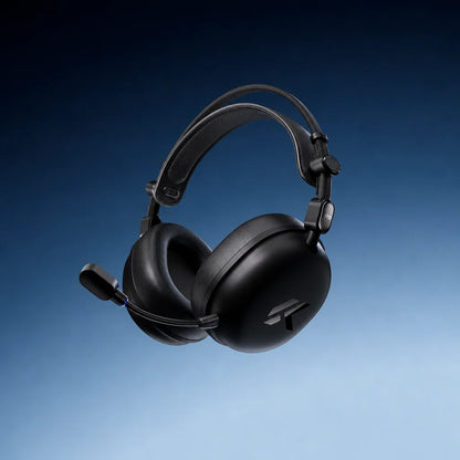 Casque de jeu sans fil Mchose R9 authentique, quatre modes Bluetooth, écouteurs à porter sur la tête avec micro pour ordinateur, cadeaux pour les jeux d'e-sport
