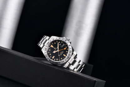 PAGANI DESIGN 2025 New Men's Automatic Mechanical Watch GMT Classic Retro Stainless Steel 200m Water Resistant Men's Wristwatch