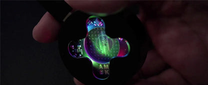 Angry Miao Infinity Gaming Wireless Mouse Hot-Swappable Metal Ultralight Hollow PAW3950 Dual 8K Wired Tri-Mode