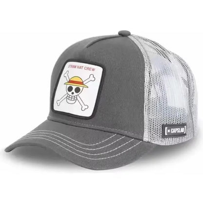 Anime ONE PIECE Hat Monkey D. Luffy Roronoa Zoro Cartoon Print Baseball Hat Adjustable Outdoor Casual Sunshade Four Seasons Hat