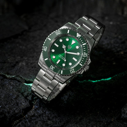 Watchdives WD1680Q V2 VH31 Sweep Second Quartz Watch Ceramic Bezel Ar Sapphire Bgw9 200M Waterproof 316L Wrist Watch Men Watches