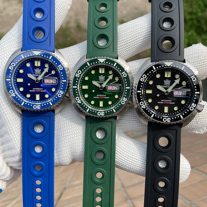 STEELDIVE Brand Classic Design SD1972 45mm Case Ceramic Bezel Sapphire Glass NH36 Automatic Movement Day and Date Sports Watches
