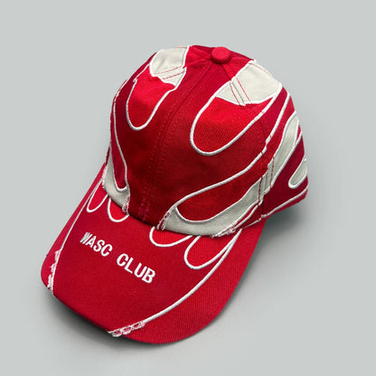 Niche Hip Hop Letter Flame Flag Baseball Hats New Unisex Sunshade Personal Versatile Color Block Fashion Retro ins Peaked Caps