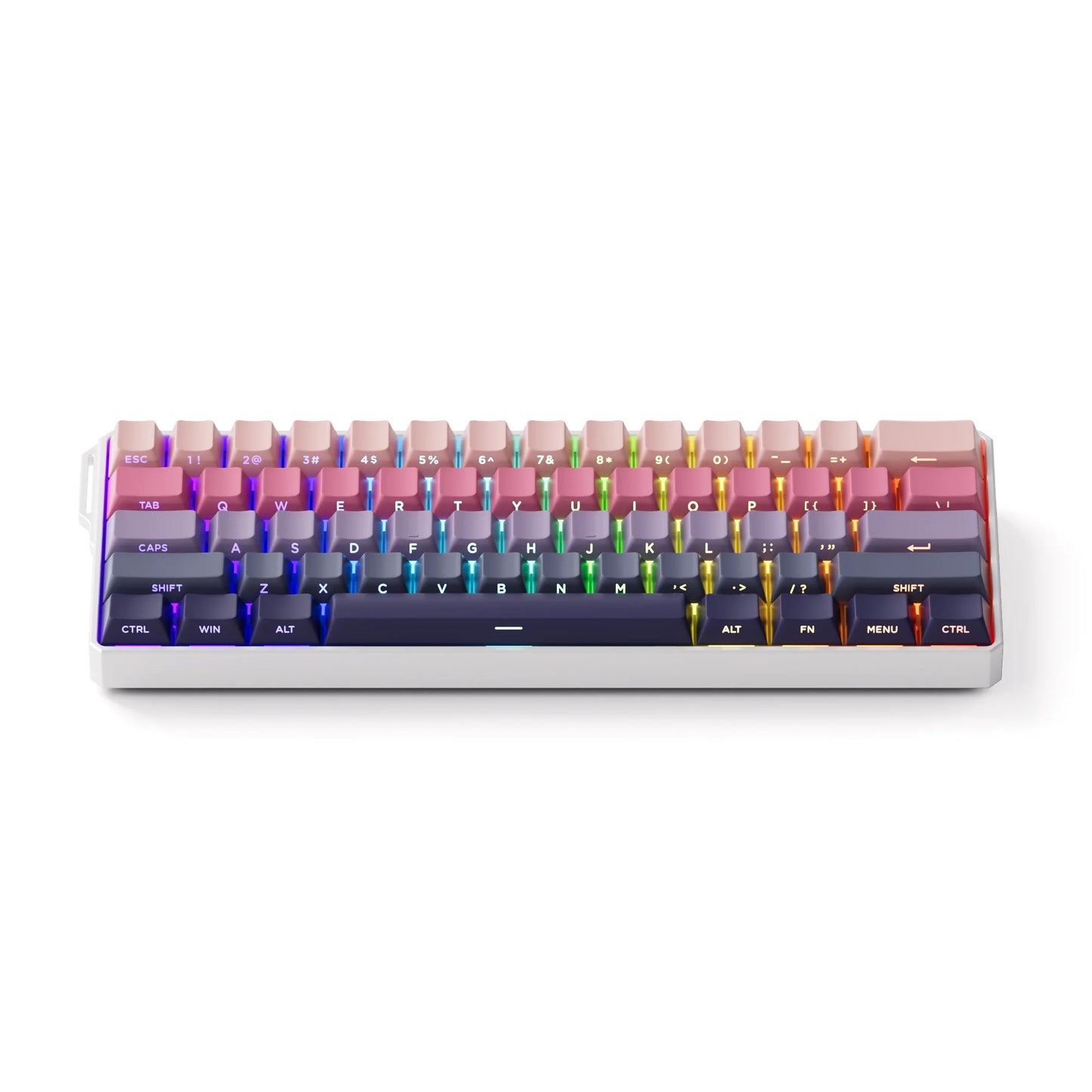 Akko MonsGeek FUN60 mechanische Tastatur mit Magnetschaltern, 60% Gaming-Tastatur, Rapid Trigger 0.01mm, 8K ARGB, HE/TMR Custom-Tastatur