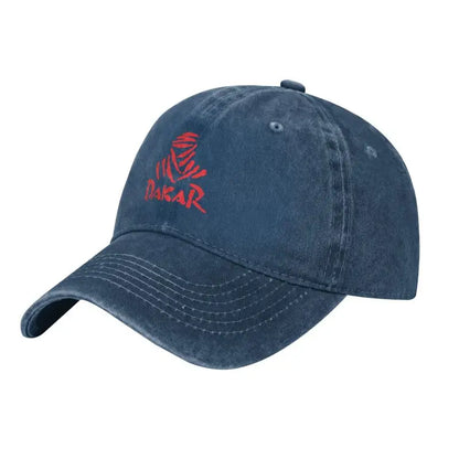 Vintage Racing Off Road D-Dakares Rally Baseball Caps Unisex Style Distressed Washed Sun Cap Travel Unstructured Soft Caps Hat