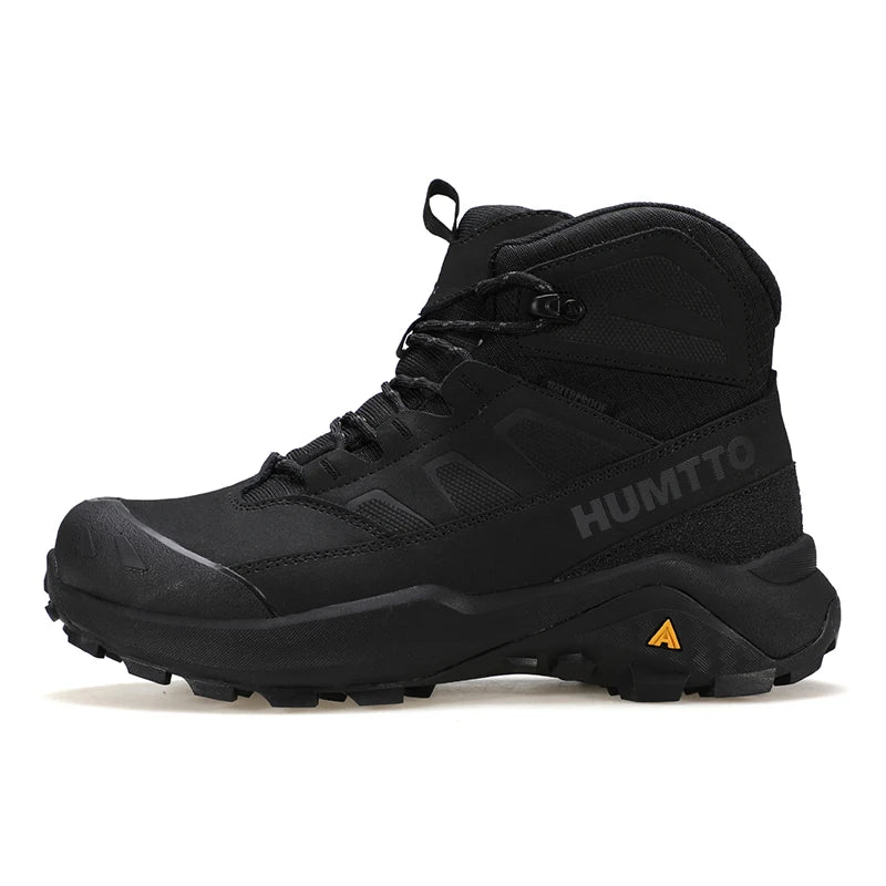 Zapatos de senderismo HUMTTO, botas de caza impermeables para hombre, botas tácticas de combate para desierto hasta el tobillo, botas de trekking para hombre y mujer, zapatillas cálidas de cuero
