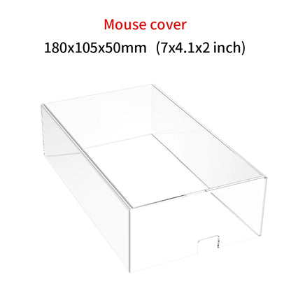 Acrylic Keyboard Clear Protector Case Mechanical Keyboard Dust Cover For 60/61/64 96 98104/108 Key Mouse Cover Keyboard Cover