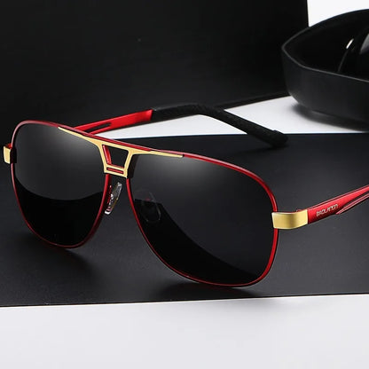 Top Aluminum Magnesium Square Polarized  Photochromic Sunglasses Men Sun Glasses Military Safety Driving Oculos De Sol Masculino
