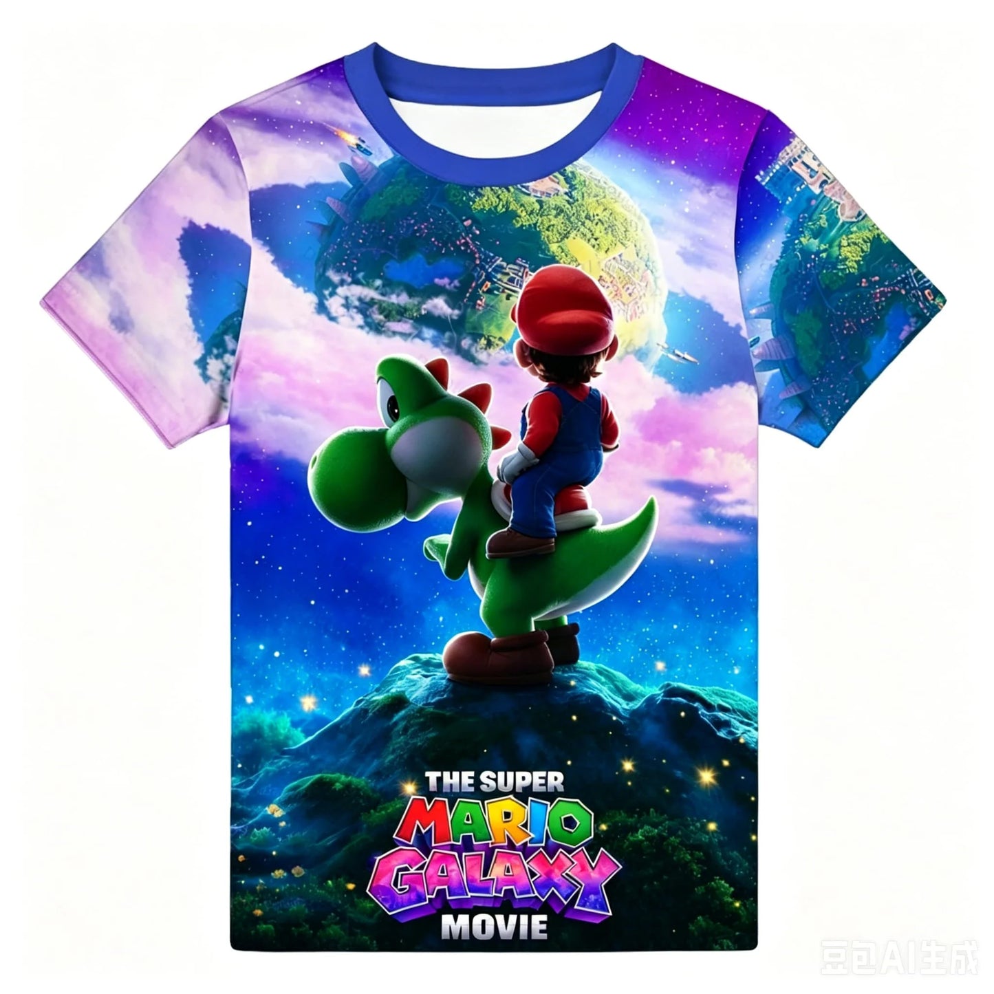 Super Mario Bros 3D Print T-shirt  Adults Children/Youth Mario Peach Sonic Game Cartoon Short Sleeve Tee Streetwear Casual Tops