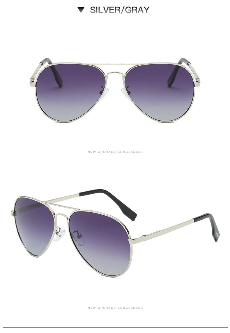 LIOUMO Top Quality Aviation Sunglasses Men Polarized Driving Glasses Women Fashion Pilot Goggles Anti-Glare lentes de sol hombre