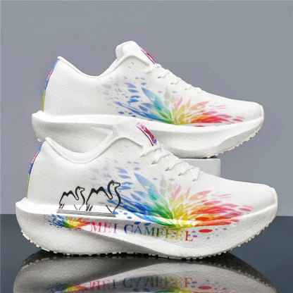 2026 New Eagle Pattern Running Shoes Carbon Plate Marathon Sports Shoes Ultra-Light Breathable Cushioning Training Running Shoes