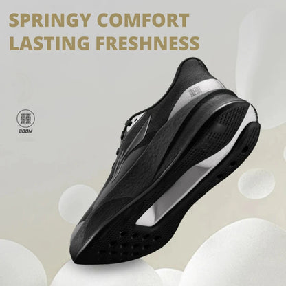 Li-Ning Men's CHAOYING Cushion Running Shoes BOOM Lightweight Springy TEMPO BOUNSE Soft LiNing Comfortable Sneakers ARBW007