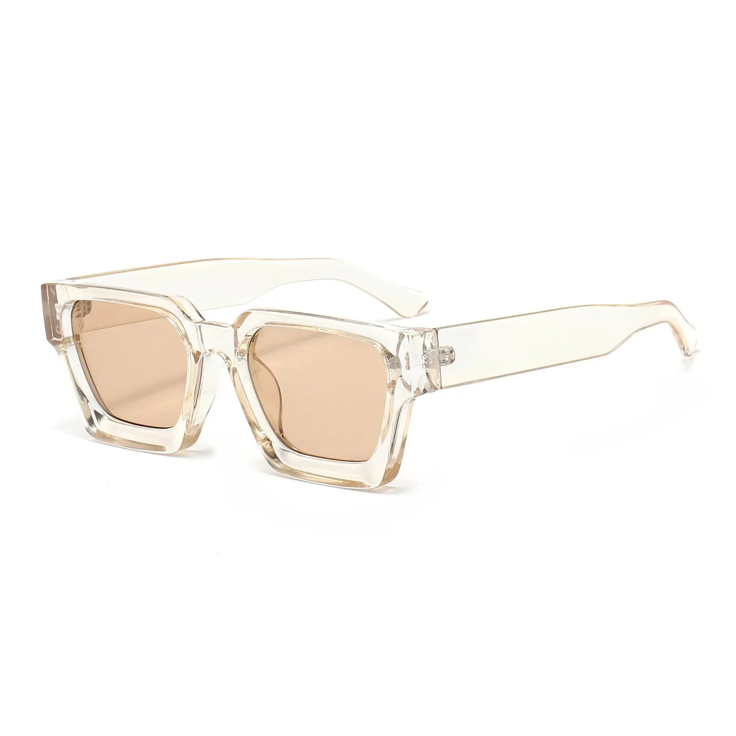 JNPCXI Fashion Square Women Luxury Sunglasses Retro Gradient Blue Designer Men Trending Sun Glasses Shades UV400
