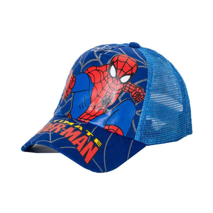 HotToys Spiderman Baseball Cap Boys Grils Hats Superhero Peripheral Cosplay Props Childrens Gift Sunhat Fashion Accessory 3-7y