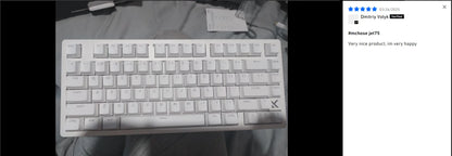 MCHOSE Jet 75 Magnetic Switch Gaming Keyboard Hall Effect Hot-Swappable Customized RGB Snap Tap 0.1ms Latency 8kHz Polling Rate