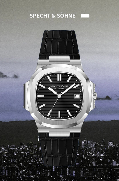 Specht&Sohne 2025 New Classic Men's Watches Luxury Automatic Watch For Men Stainless Steel Sapphire 8215 Mechanical WristWatch
