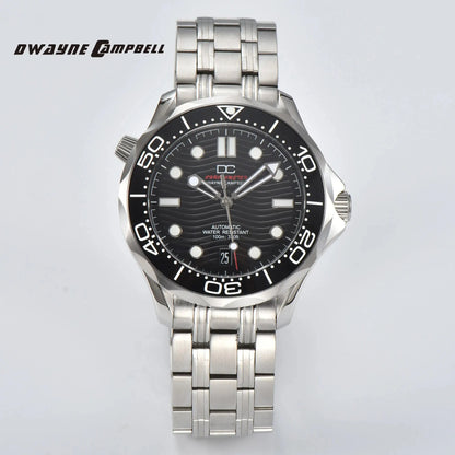 DWAYNE CAMPBELL Reloj mecánico automático de lujo para hombre NH35, bisel de cerámica, resistente al agua, reloj de pulsera clásico de negocios