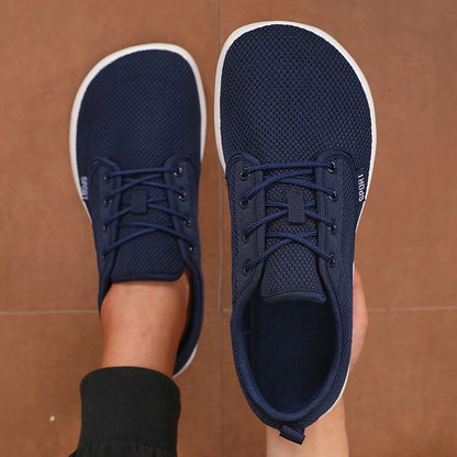 Women's Walking Flat Shoes Soft Mesh Suitable for Travel Wide Fit Lightweight Support Fitness and Leisure Sports Shoes for Men