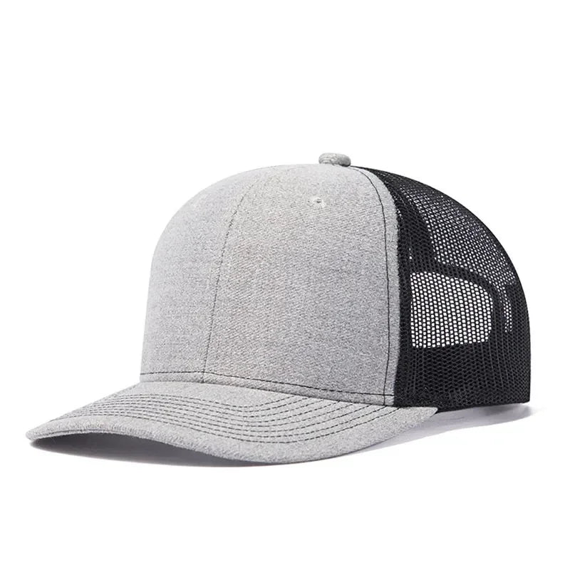 Hot Sale Summer Mesh Baseball Cap Men Women Slight Curved Snapback Trucker Hat Unisex Casual Outdoor Breathable Dad Cap Gorras
