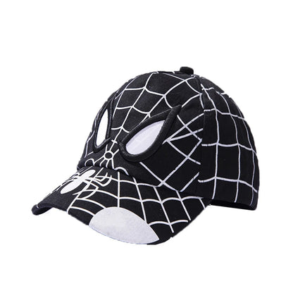 HotToys Spiderman Baseball Cap Boys Grils Hats Superhero Peripheral Cosplay Props Childrens Gift Sunhat Fashion Accessory 3-7y