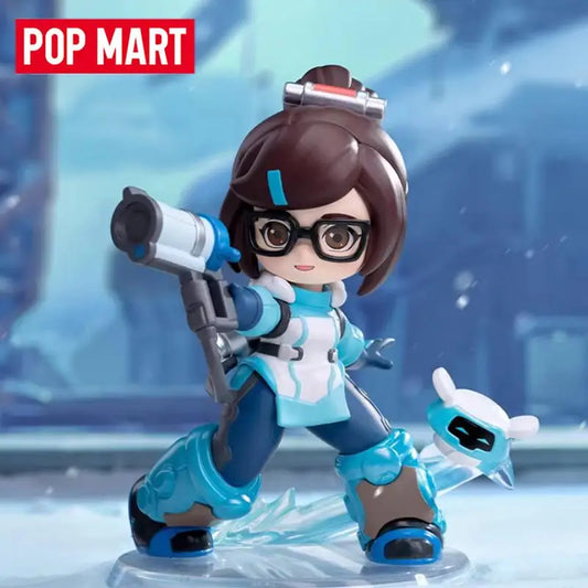 POP MART Overwatch Play of The Game Series Blind Box Mystery Box Toys Kawaii Ornaments Figurines Home Decor Desktop Model Dolls