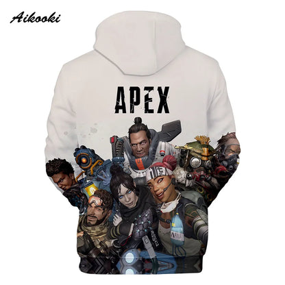 Personality 3D Printed Game Apex Legends Hoodies Sweatshirts Men Women High Quality Hoody Game Long Sleeve Plus Size Hoodies