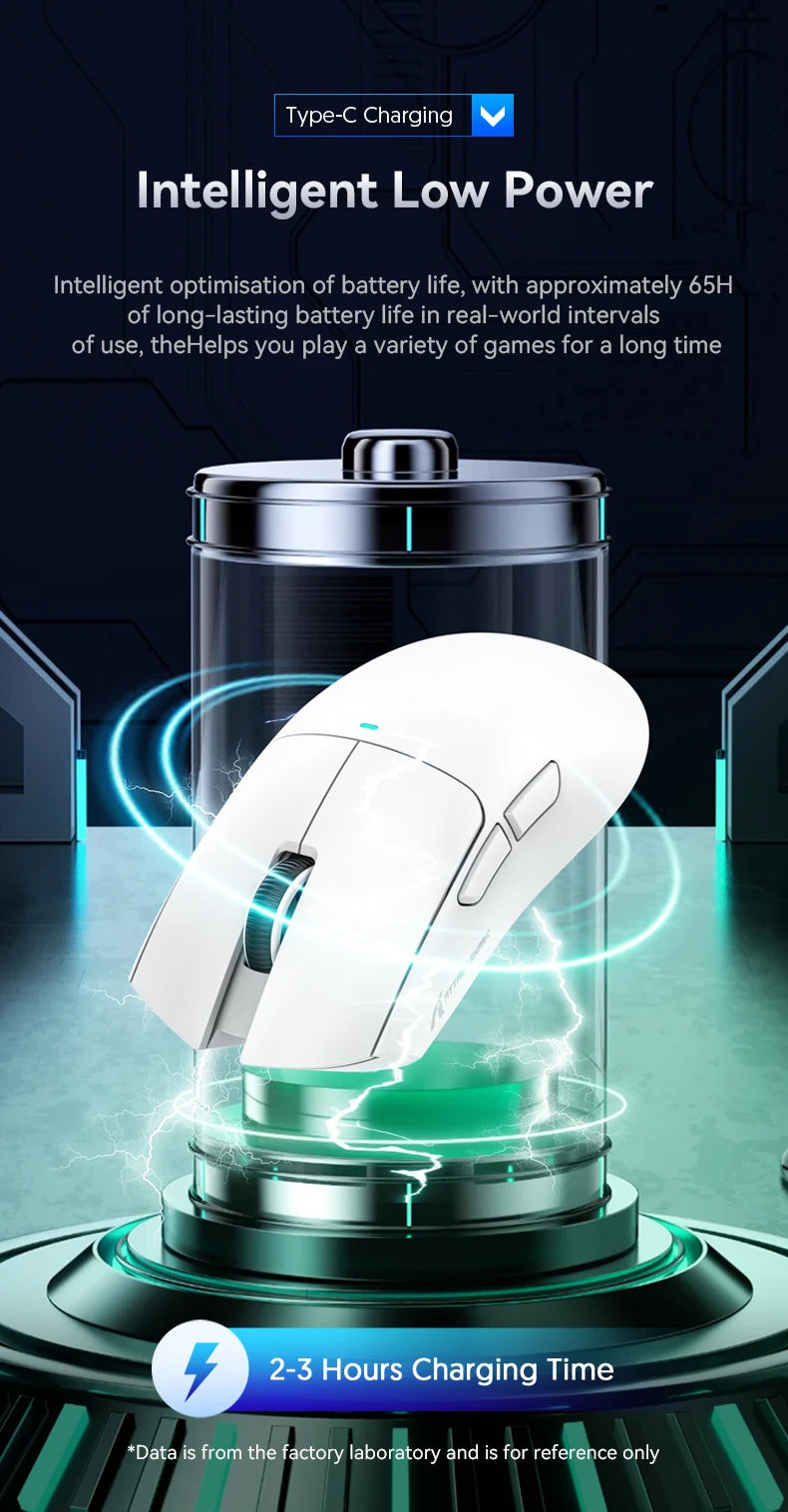 ATTACK SHARK X11 SE Wireless Gaming Mouse 22000 DPI,PixArt PAW3311 Sensor,BT/2.4G/Wired,59g Lightweight,2000W Clicks