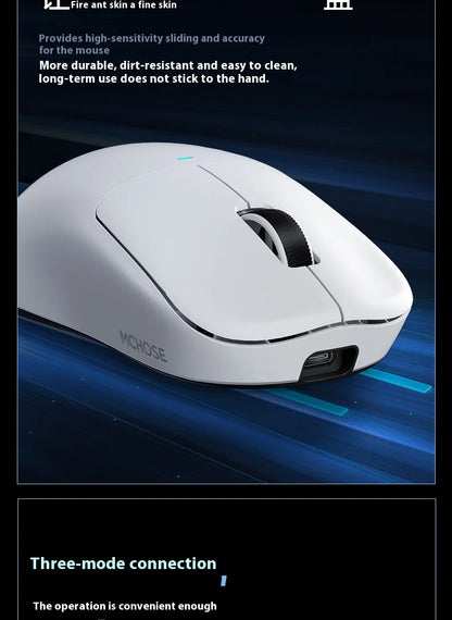 MCHOSE M7 Ultra Ergonomic Gaming Mouse PAW3950 Super Sensor TOPSPEED 8000Hz Polling Rate Lightweight Design Realtek Master Mice