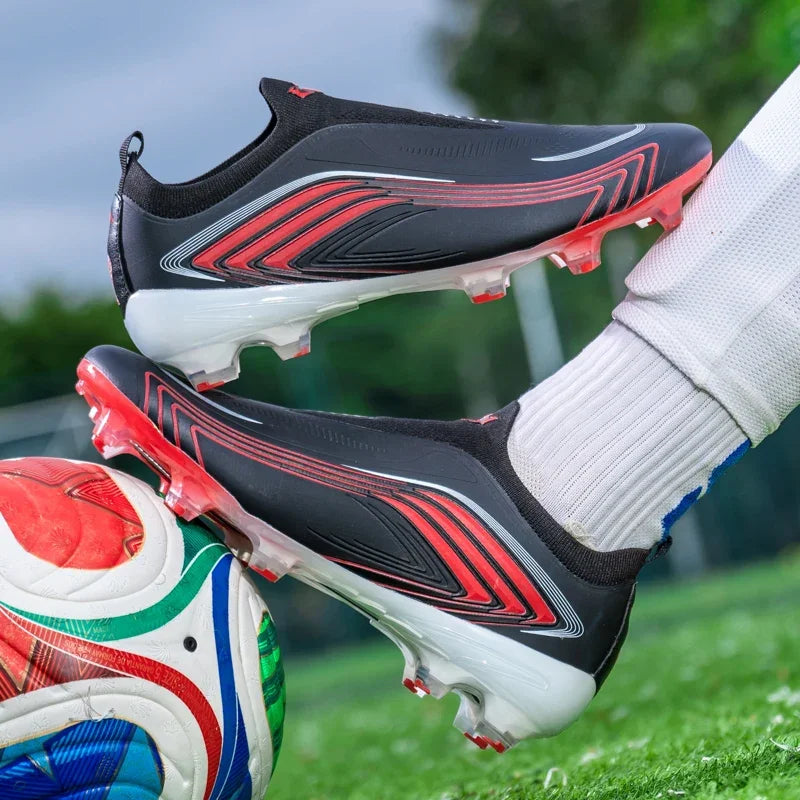 Nouvelles chaussures de football pour hommes, chaussures de football de haute qualité pour l'entraînement, crampons pour terrain gazonné, baskets très vendues, chaussures de futsal pour matchs en salle, antidérapantes po
