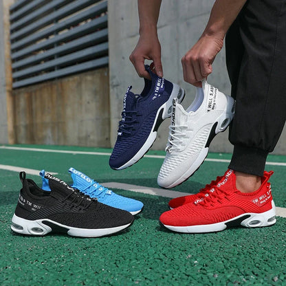 Sommer-Herrenschuhe aus Mesh, lässige Sportschuhe, Frühlings- und Sommerschuhe, leichte Tennis- und Walking-Schuhe, schwarze Sneaker, Verkaufsschlager 2025