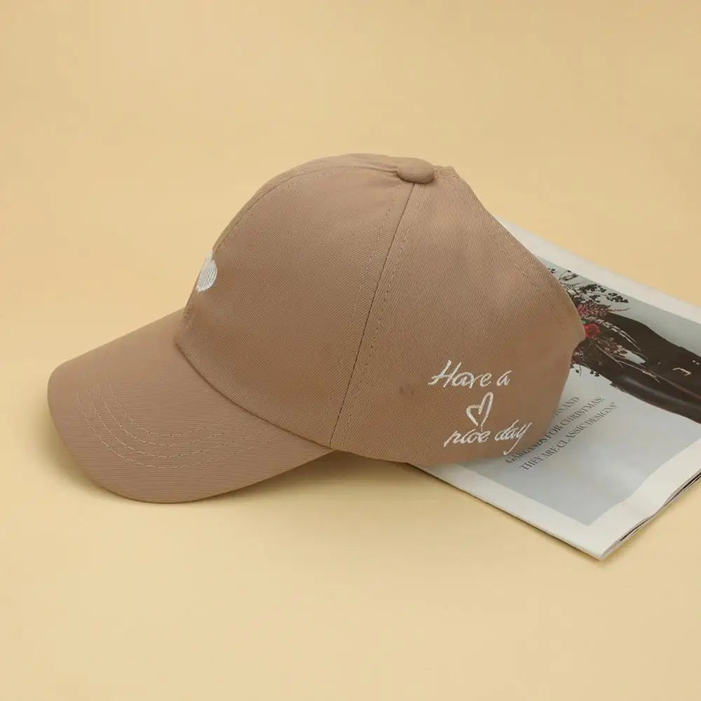 HOT Girl's Summer High Ponytail Cap Quick Drying Sunscreen Visors Kids Empty Top Baseball Cap Adjustable Candy Color Girl's Hat