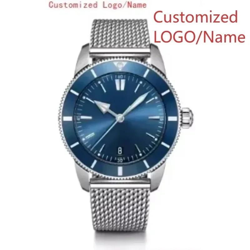 A11 Store Customized Watch Men's Automatic Mechanical Watch Superocean Black Blue Rubber Rose Gold Sport Watches Ceramic