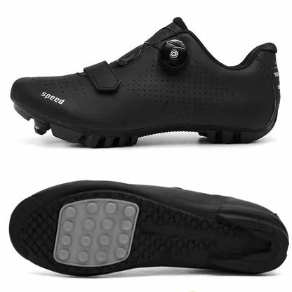 Unisexové MTB topánky Zapatillas Ciclismo MTB – pánske cyklistické bežecké topánky, pánske topánky s hrotmi na horské bicykle, dámske cyklistické topánky