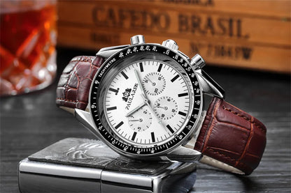 PAULAREIS P Brand Luxury Men Mechanical Watches Calendar Business Watch Mens Sports Waterproof Stainless Steel Automatic Watches