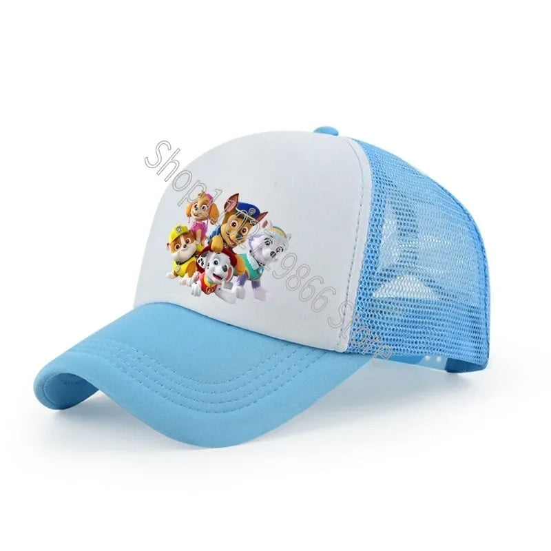 Paw Patrol Baseball Cap Skye Chase Cartoon Anime Pattern Printed Hat Unisex Caps Summer Fashion Sun Hats Birthday Party Gifts