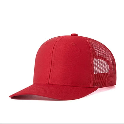Hot Sale Summer Mesh Baseball Cap Men Women Slight Curved Snapback Trucker Hat Unisex Casual Outdoor Breathable Dad Cap Gorras