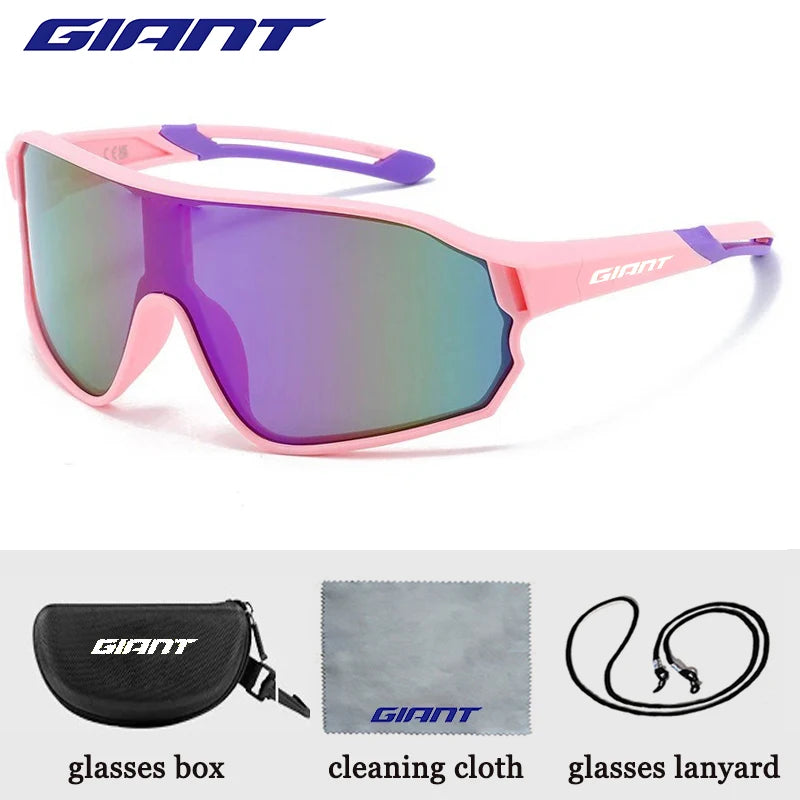 GIANT Cycling Glasses men and women UV400 Anti Fog HD REVO Lenses CE/ANSI Certified Cateye Design MTB/Road Bike