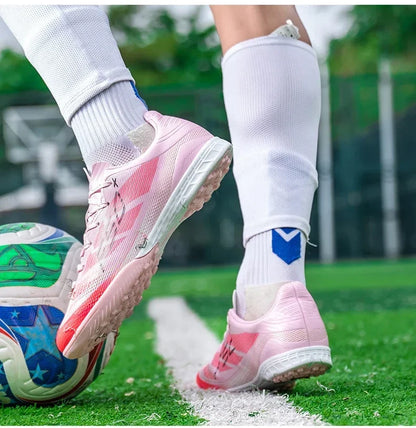 Nouvelles chaussures de football pour hommes, chaussures de sport d'extérieur, chaussures de match professionnelles, baskets antidérapantes, chaussures de football d'entraînement, chaussures ultralégères unisexes