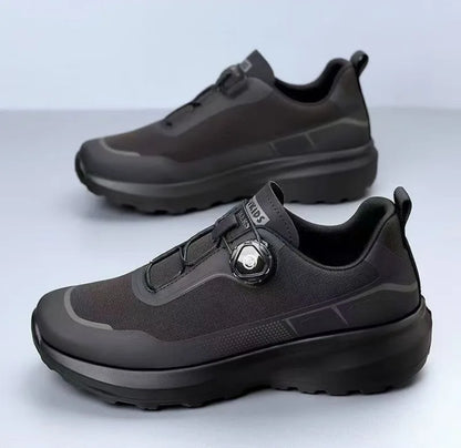 Original, neu, Herren, Sneaker mit drehbarem Knopf, Fahrsneaker, Plateau-Freizeit- und Wanderschuhe, Outdoor, strapazierfähige Lauf- und Sportschuhe, Plus-Größe