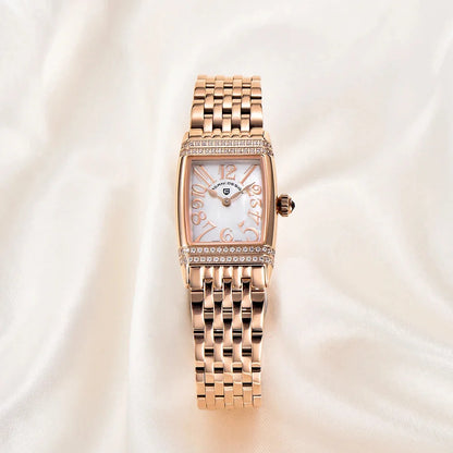PAGANI DESIGN Luxury Fashion Women's Quartz Watch Swiss Ronda Movt Sapphire Stainless Steel Waterproof Clock Gift For Woman